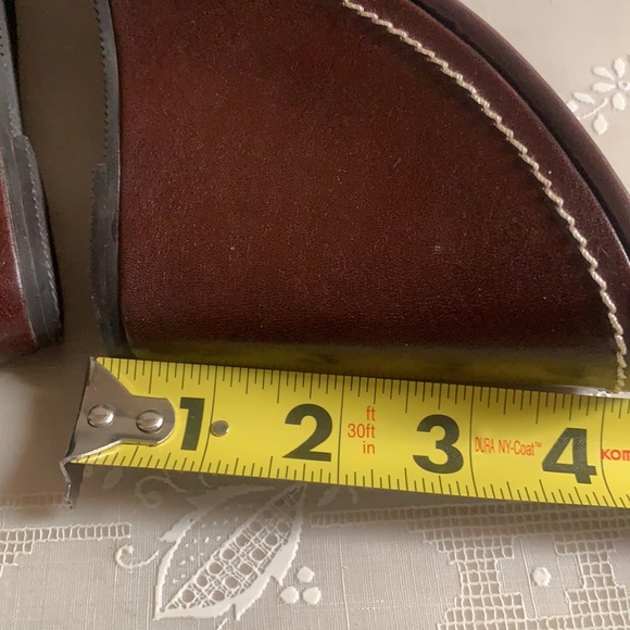 Y2K COACH SIGNATURE CHELSEA PLATFORM PATCHWORK LEATHER SZ 6M BROWN WEDGES HEELS - Picture 10 of 15